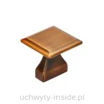 Gałka metalowa 2439-32 ZN79 stary mosiądz szczotkowany