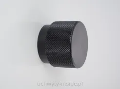 Gałka metalowa 0486/38 czarny mat