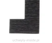 Uchwyt meblowy prostokątny 4875.320/czarny mat - 4