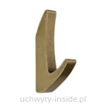 Wieszak metalowy naścienny 2433/ZN83 stare złoto