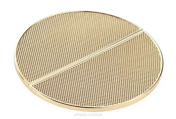 Uchwyt meblowy duży półokrągły 1194.96 złoty połysk