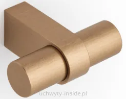 Gałka meblowa "T" 0657/52 mosiądz szczotkowany cava
