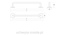 Uchwyt meblowy Milano 0646/96-160 szary mech - 4