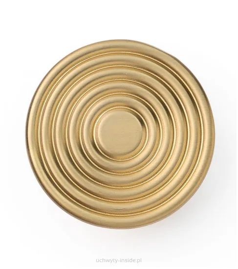 Gałka meblowa 4823/16 fi 60 złoty mat
