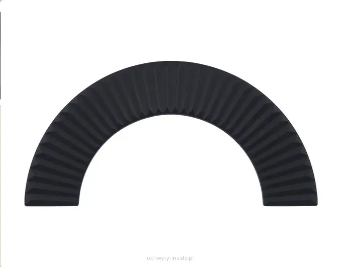 Uchwyt meblowy duży 1193.128 półkole czarny mat