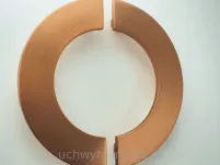 Uchwyt meblowy półkole 4805/128 złoty mat szampański - 6