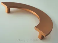 Uchwyt meblowy półkole 4805/128 złoty mat szampański - 4