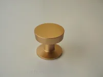 Gałka metalowa WPO 200.025.006C złoty mat - 3
