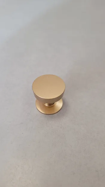 Gałka metalowa WPO 200.025.006C złoty mat