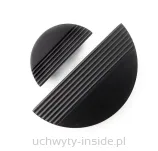 Uchwyt meblowy  półkole 4827/128 czarny mat - 7
