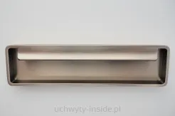 Uchwyt wpuszczany 0542/128 efekt stali szlachetnej