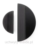 Uchwyt meblowy  półkole 4827/64 czarny mat - 3