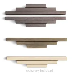 Uchwyt meblowy listwowy 9429/320 brąz szczotkowany