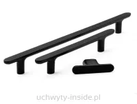 Uchwyt meblowy 4744/128 czarny mat - 4