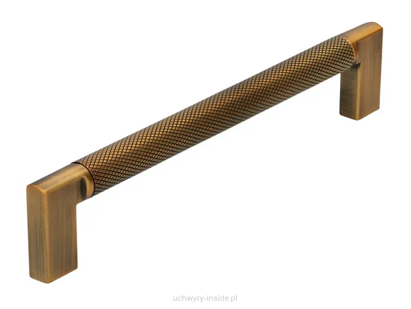 Uchwyt metalowy 2457-142 ZN79 antyczny mosiądz szczotkowany