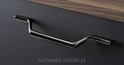 Uchwyt meblowy 0602/160/256 czarny połysk