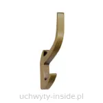 Wieszak metalowy naścienny 2432/ZN83 antyczne złoto