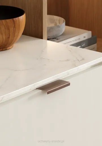 Uchwyt listwowy 0518/32-1056 mm brąz szczotkowany