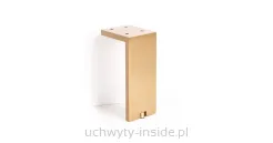 Noga metalowa 6005/150  ciemny mosiądz szczotkowany