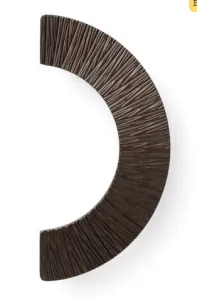 Uchwyt meblowy półkole 4830/128 brąz