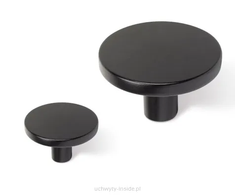 Gałka metalowa 0168/26 czarny mat