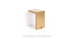 Noga metalowa 6005/100 ciemny mosiądz szczotkowany