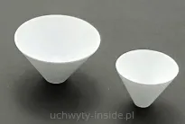 Gałka metalowa Conic 0538/29 biała - 3