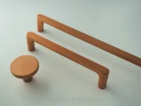 Uchwyt  meblowy 4734/128 złoty szampański matowy - 4