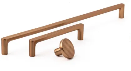 Uchwyt  meblowy 4734/128 złoty szampański matowy