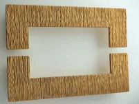 Uchwyt meblowy prostokątny 4877.160 złoty połysk - 3