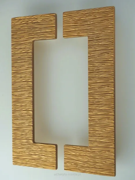 Uchwyt meblowy prostokątny 4877.160 złoty połysk