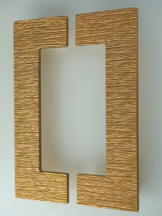 Uchwyt meblowy prostokątny 4877.160 złoty połysk