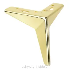 Noga metalowa  skośna 01884.OL  złota