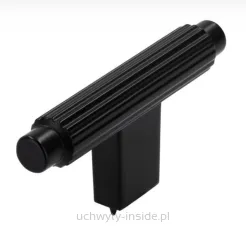 Gałka T-Bar 2594-70 PB12 czarny mat