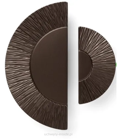 Uchwyt meblowy półkole pełne 4830/128 brąz